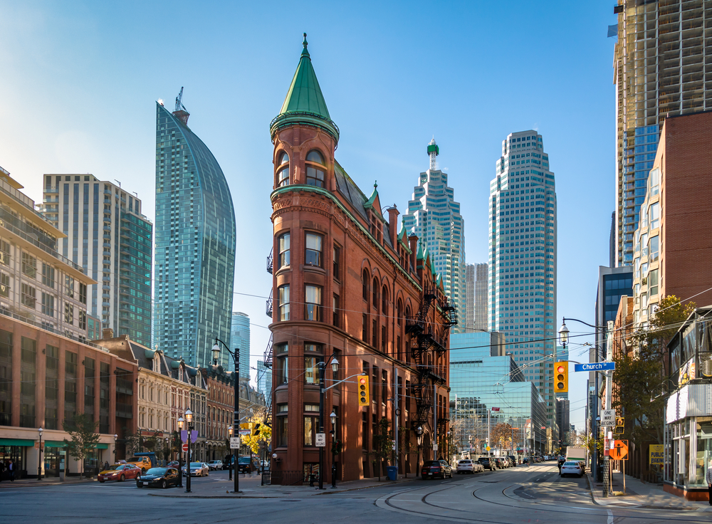 Gooderham Building in downtown Toronto.